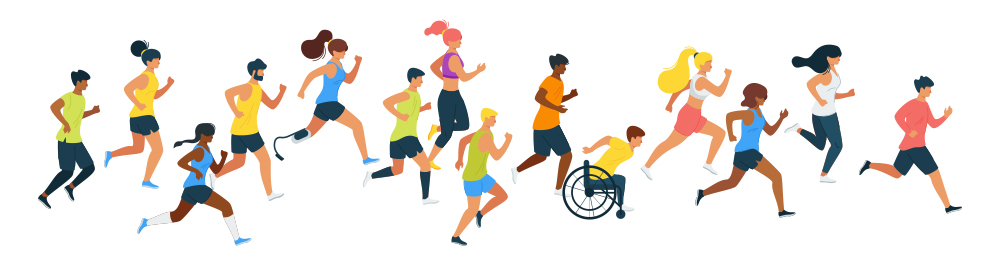 Cartoon runners